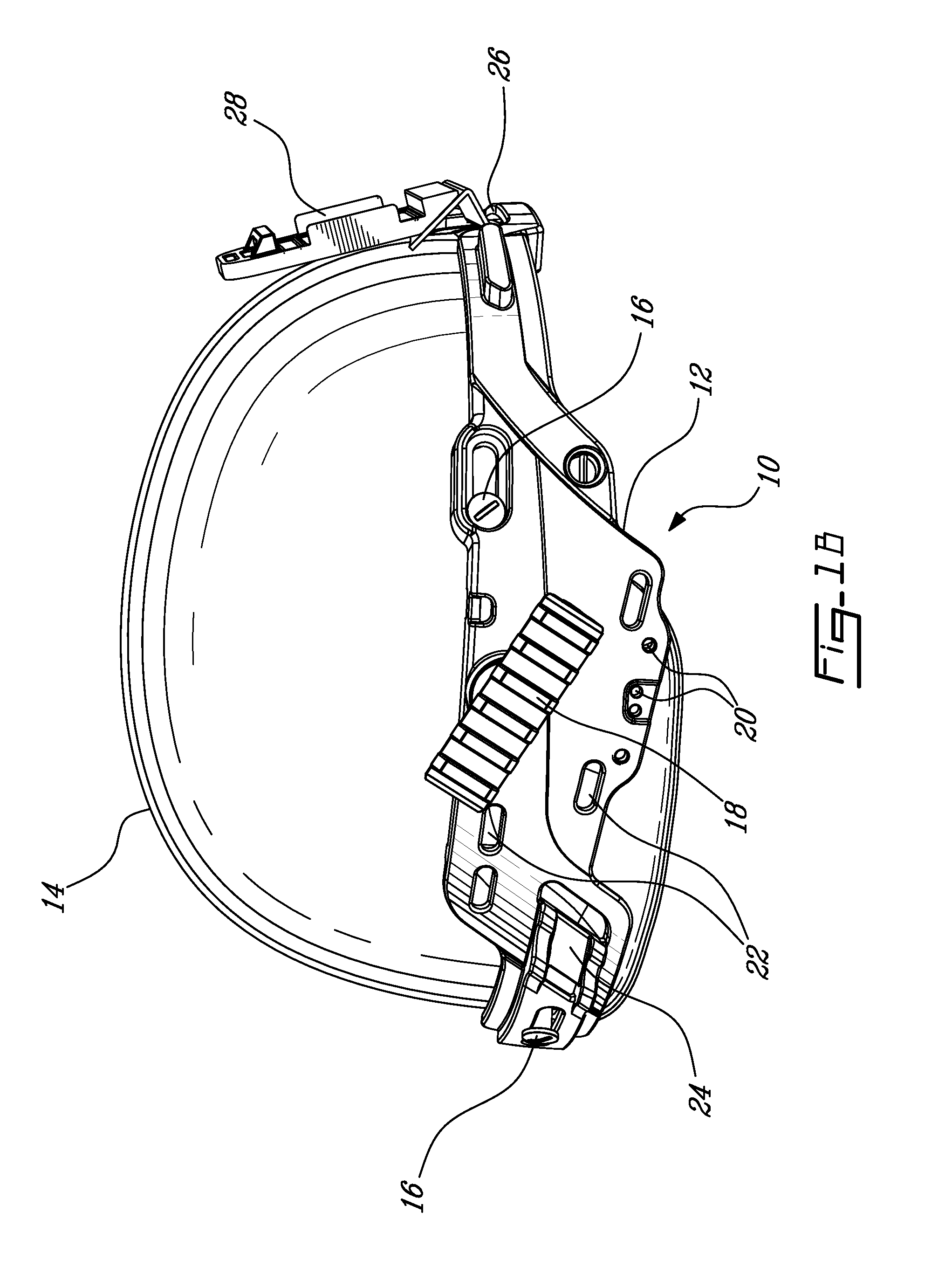 Adaptor platform for helmet