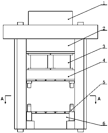A passive dynamic leveling control system of hydraulic press and its control method