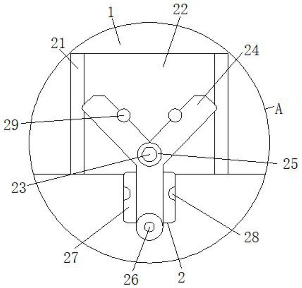 A central air-conditioning pipe fixing bracket device