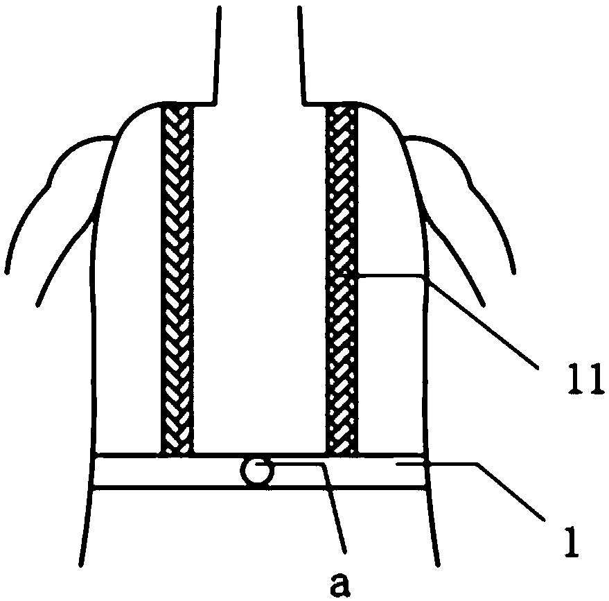A thoracic and abdominal pressure detection system
