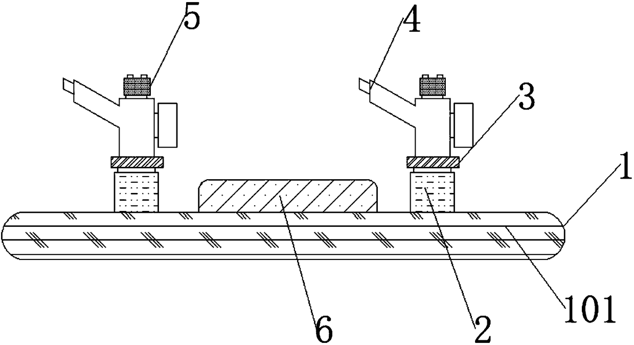 Tea planting irrigation device with automatic humidity control function