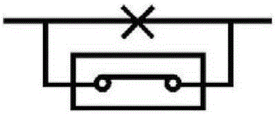 An operating method and device for installing a switch on a pole in a straight line converted into a tension section