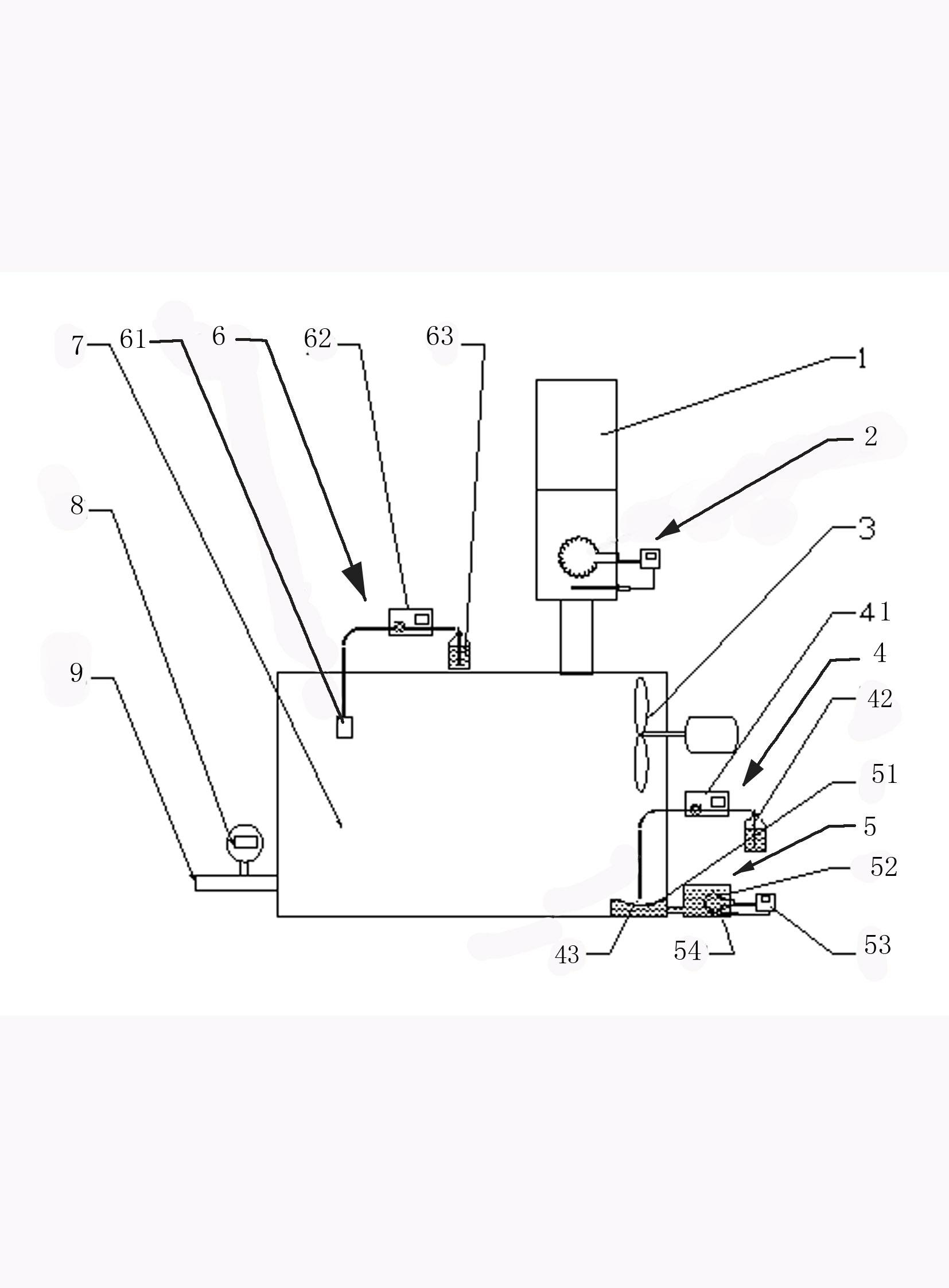 Experimental gas generating device