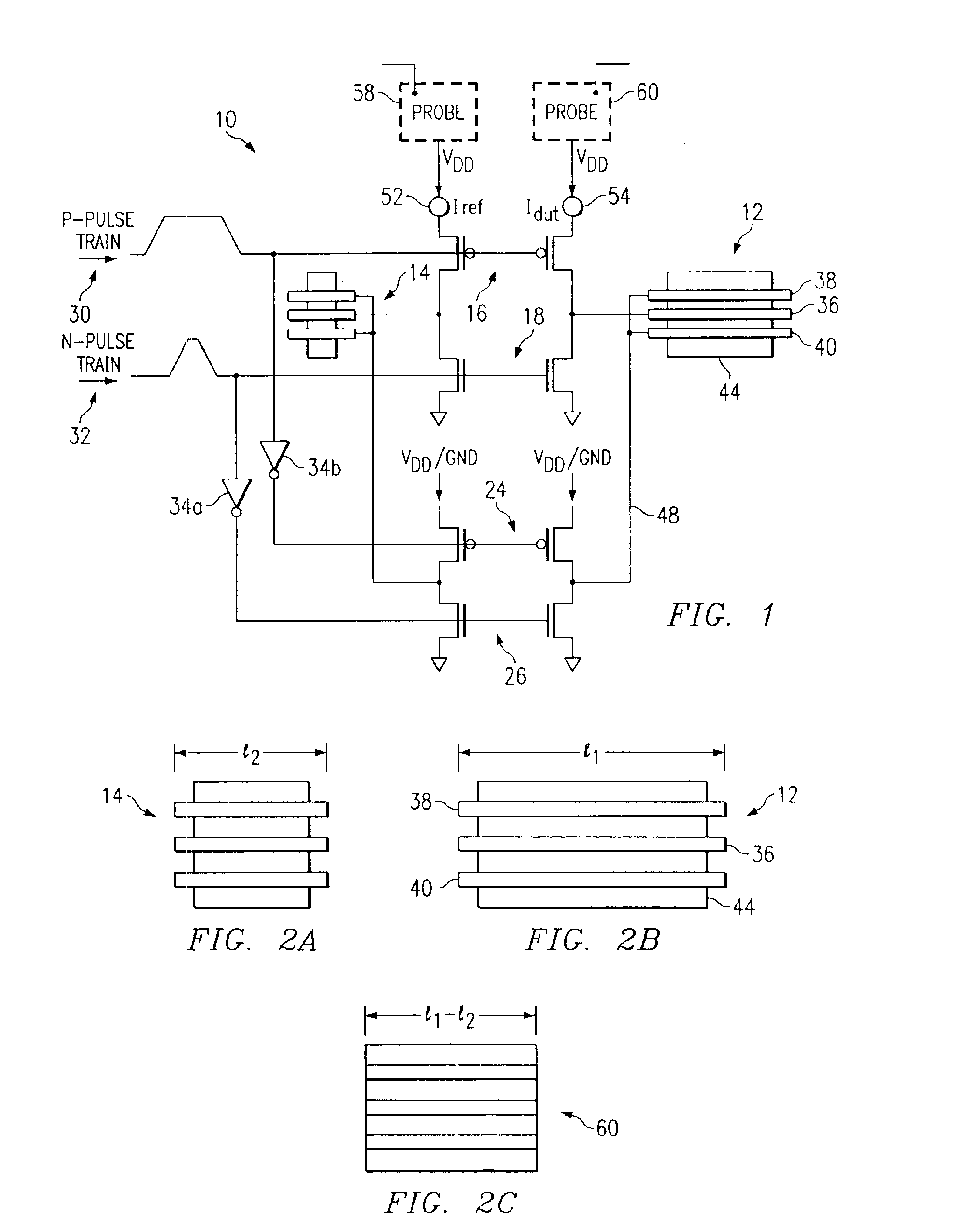 System and method for measuring a capacitance associated with an integrated circuit