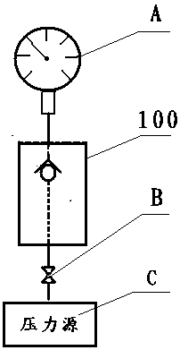 Explosion-proof and leak-proof protector for pressure gauges