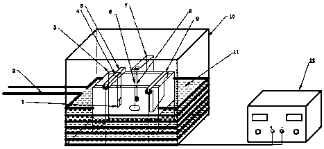 Aluminum alloy hard anodic oxidation device and method