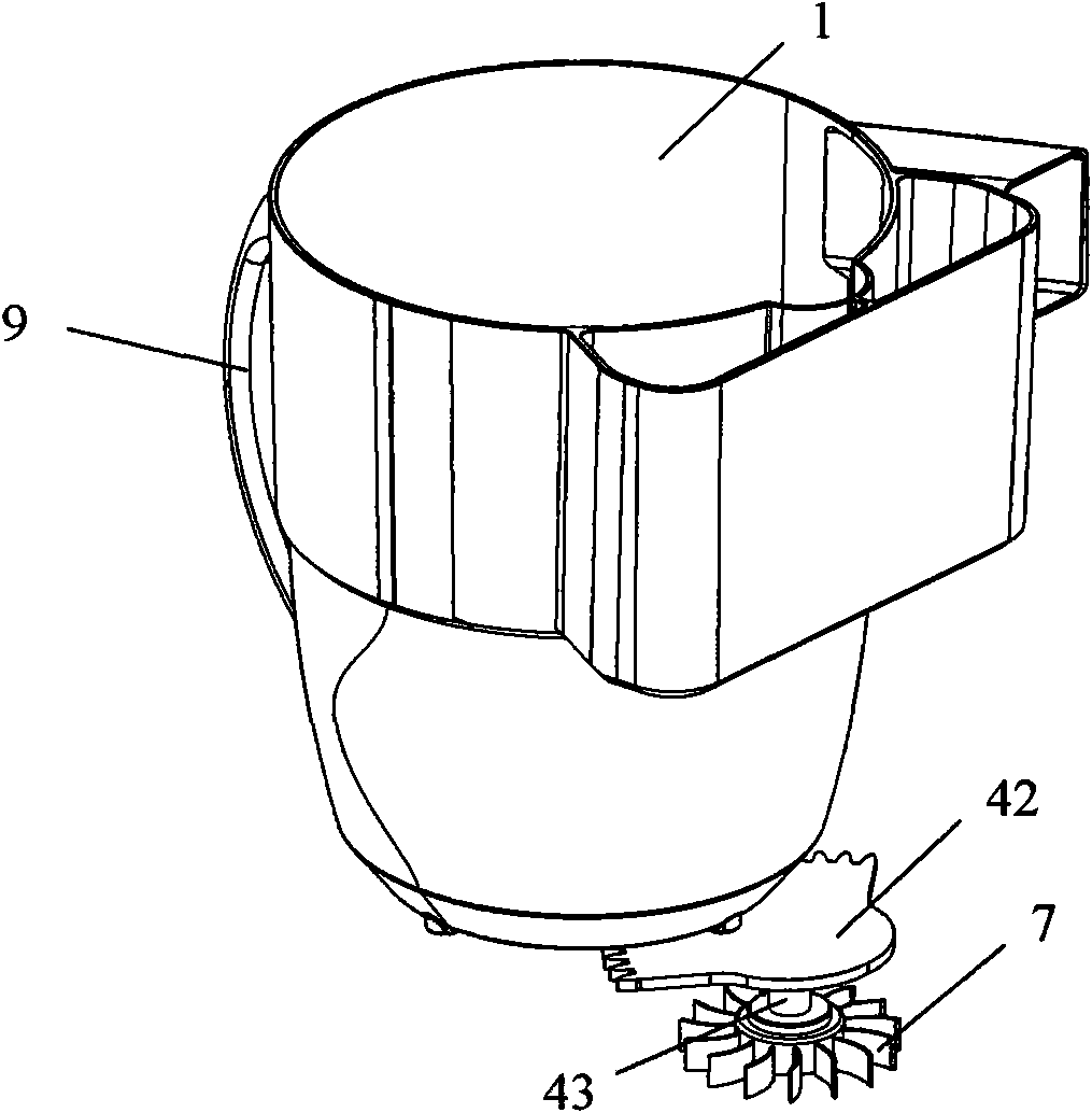 Novel dust collecting barrel of dust collector