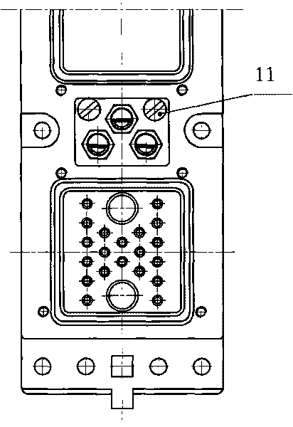 Cabinet-type electric connector