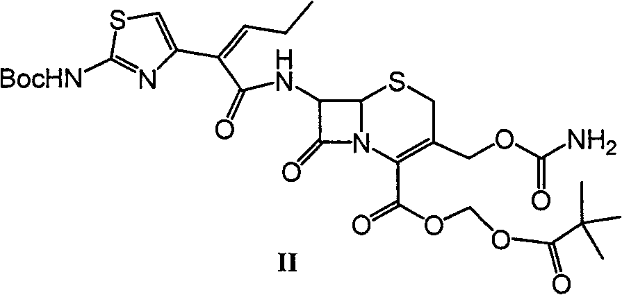 A kind of preparation method of cefcapene pivoxil hydrochloride and its synthetic intermediate
