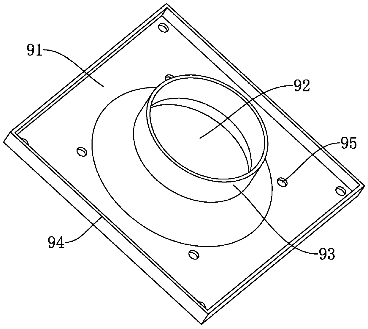 A blower expansion stamping die