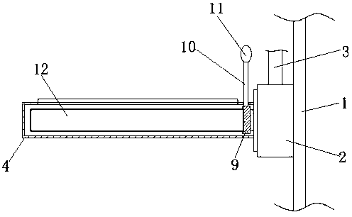 Powdered activated carbon adding device for landfill leachate tail water treatment