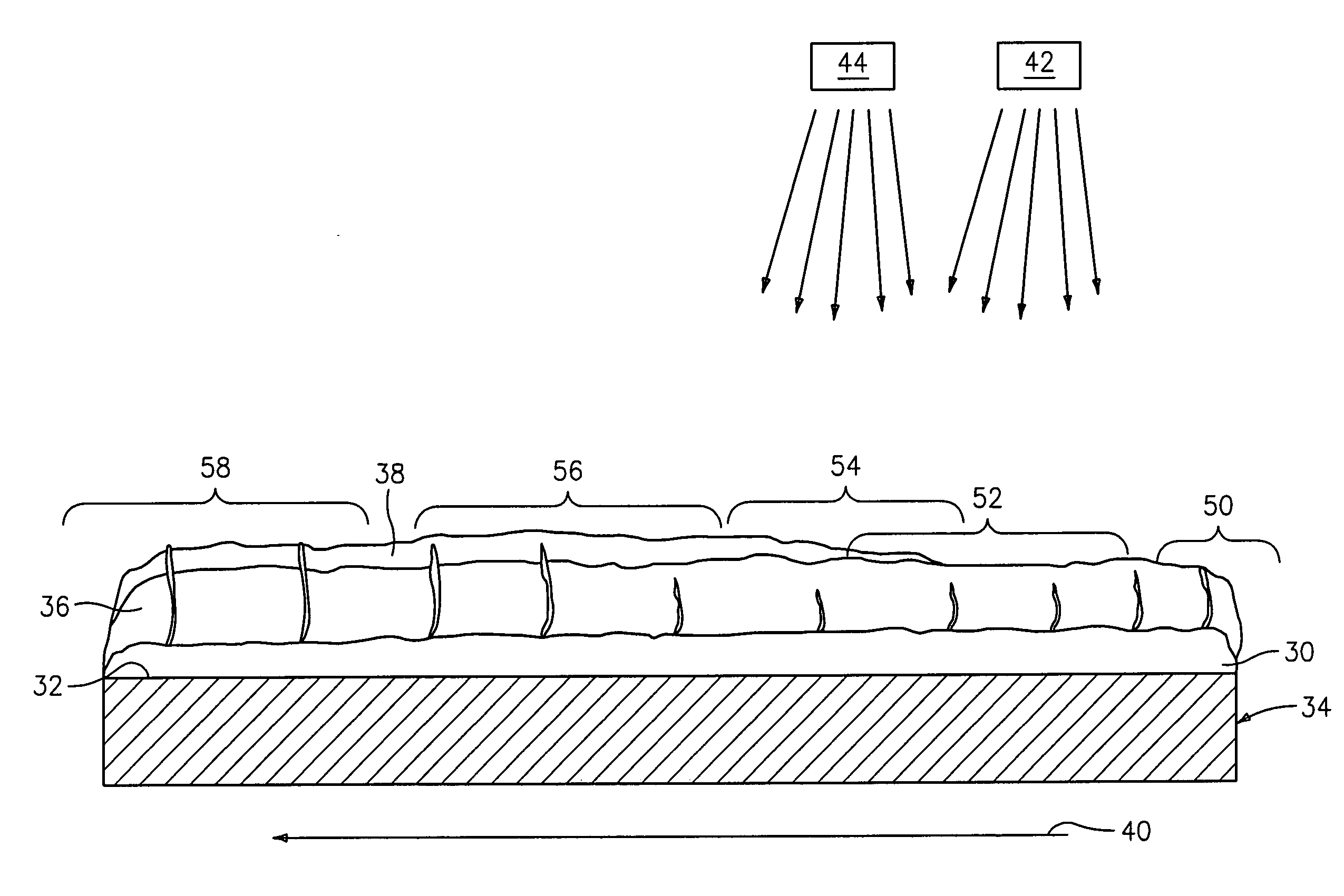 Method for microstructure control of ceramic thermal spray coating
