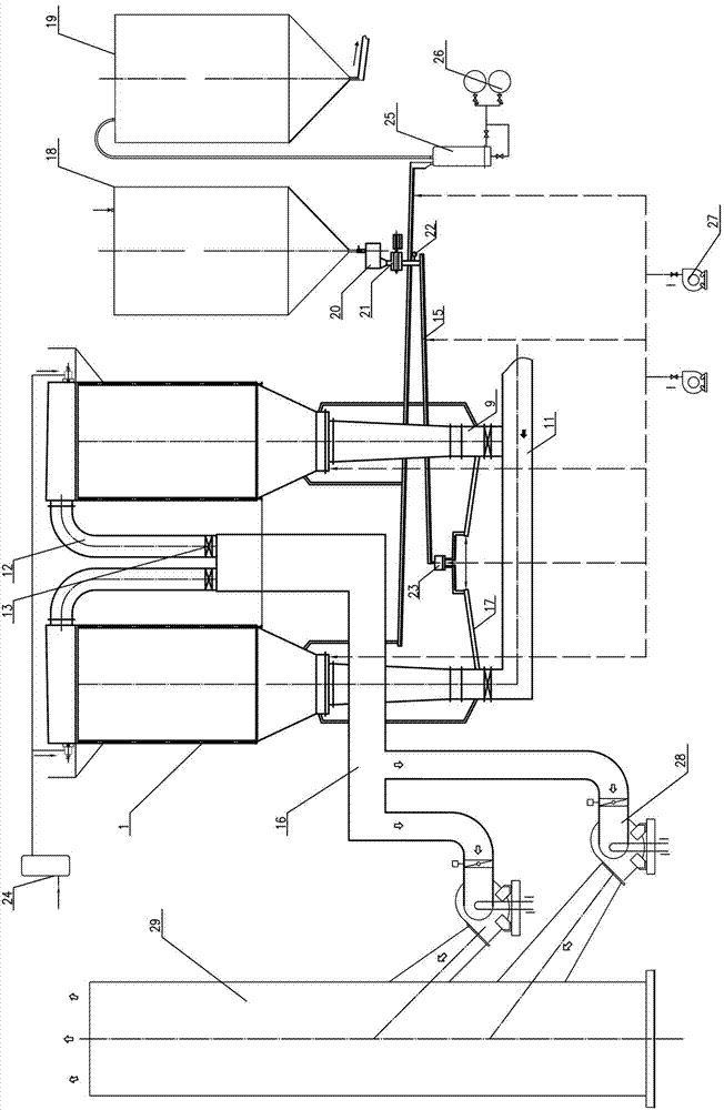 Bottom air inlet type purification system