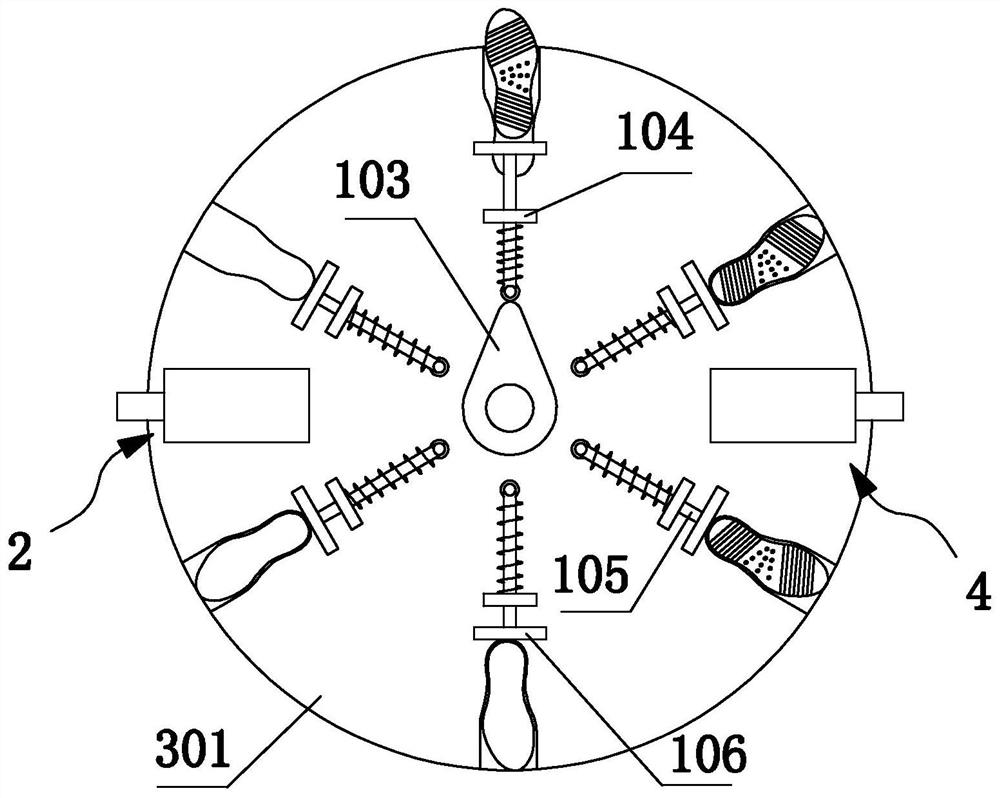 Rubber sole embossing equipment