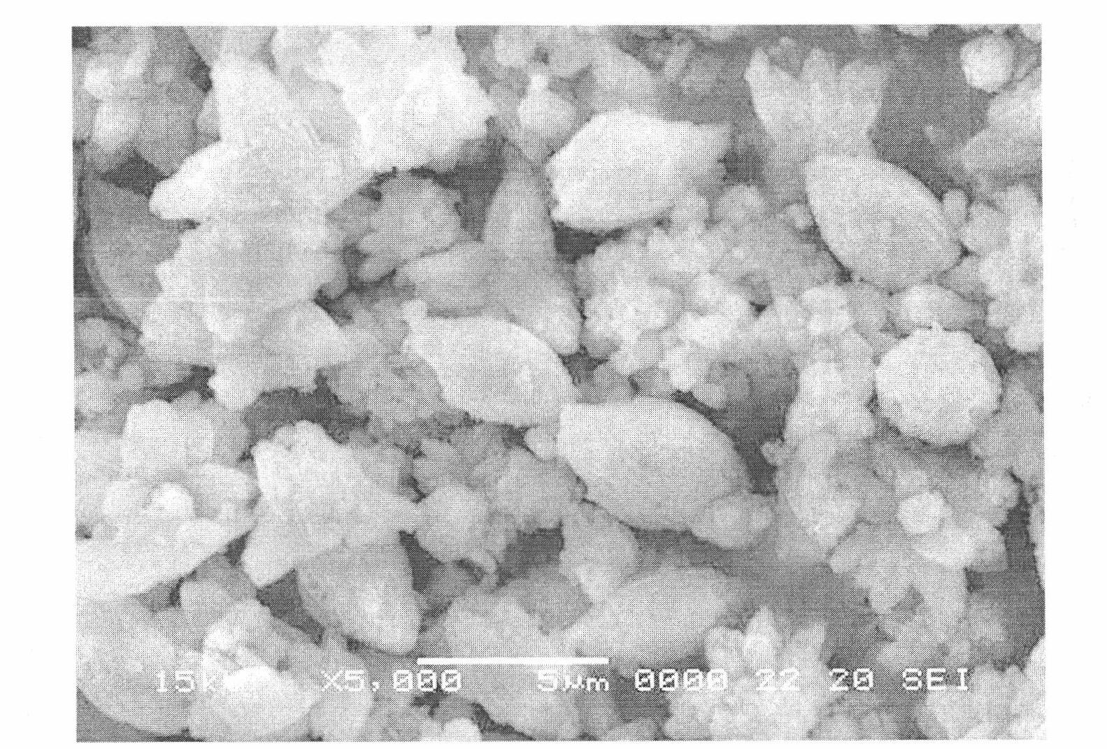 Method for preparing calcium carbonate with controllable topography by using calcium sulfate