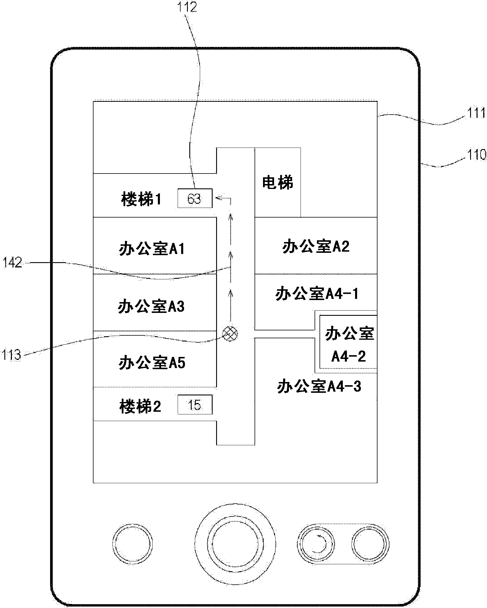 Environmental safety monitoring and escape guide system and warning escape method