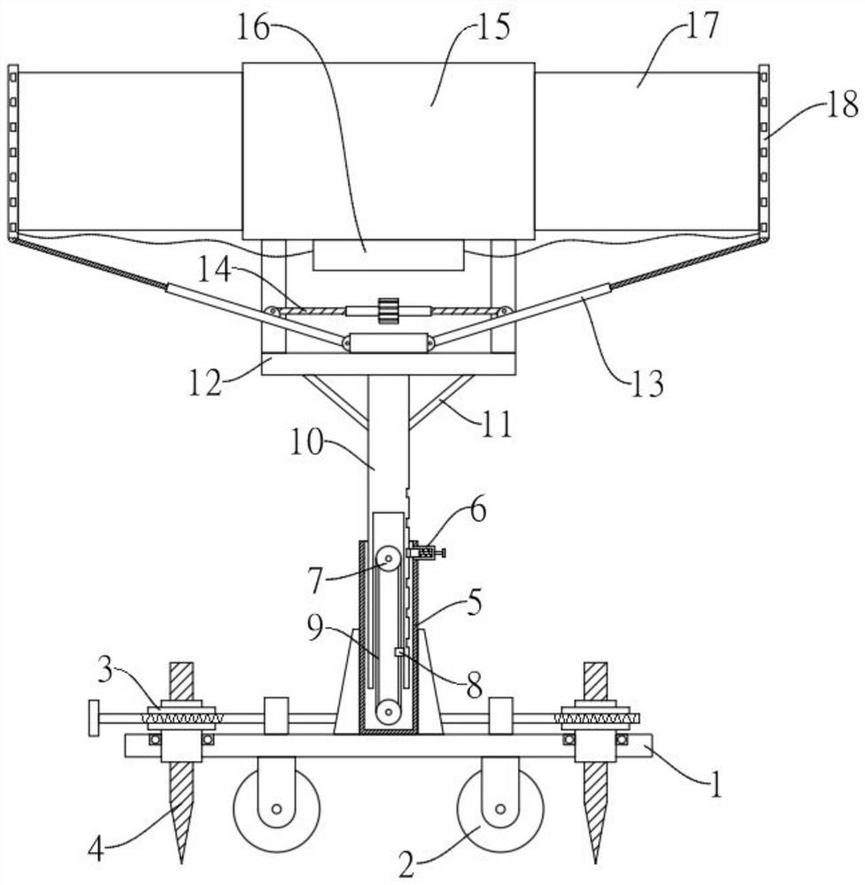 Safety warning device with light supplementing function for building construction