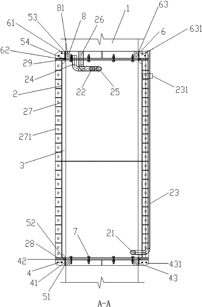 Device for pile foundation repairing and reinforcing and construction method adopting device