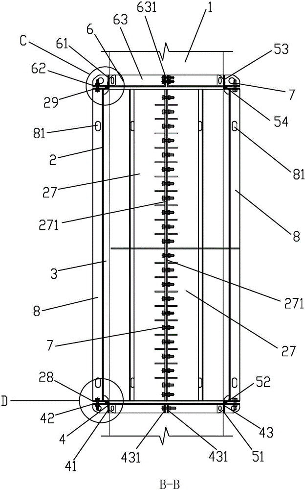 Device for pile foundation repairing and reinforcing and construction method adopting device