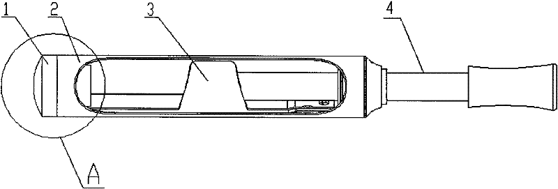 Lock cylinder fixing structure of a baseball-type automobile steering wheel lock