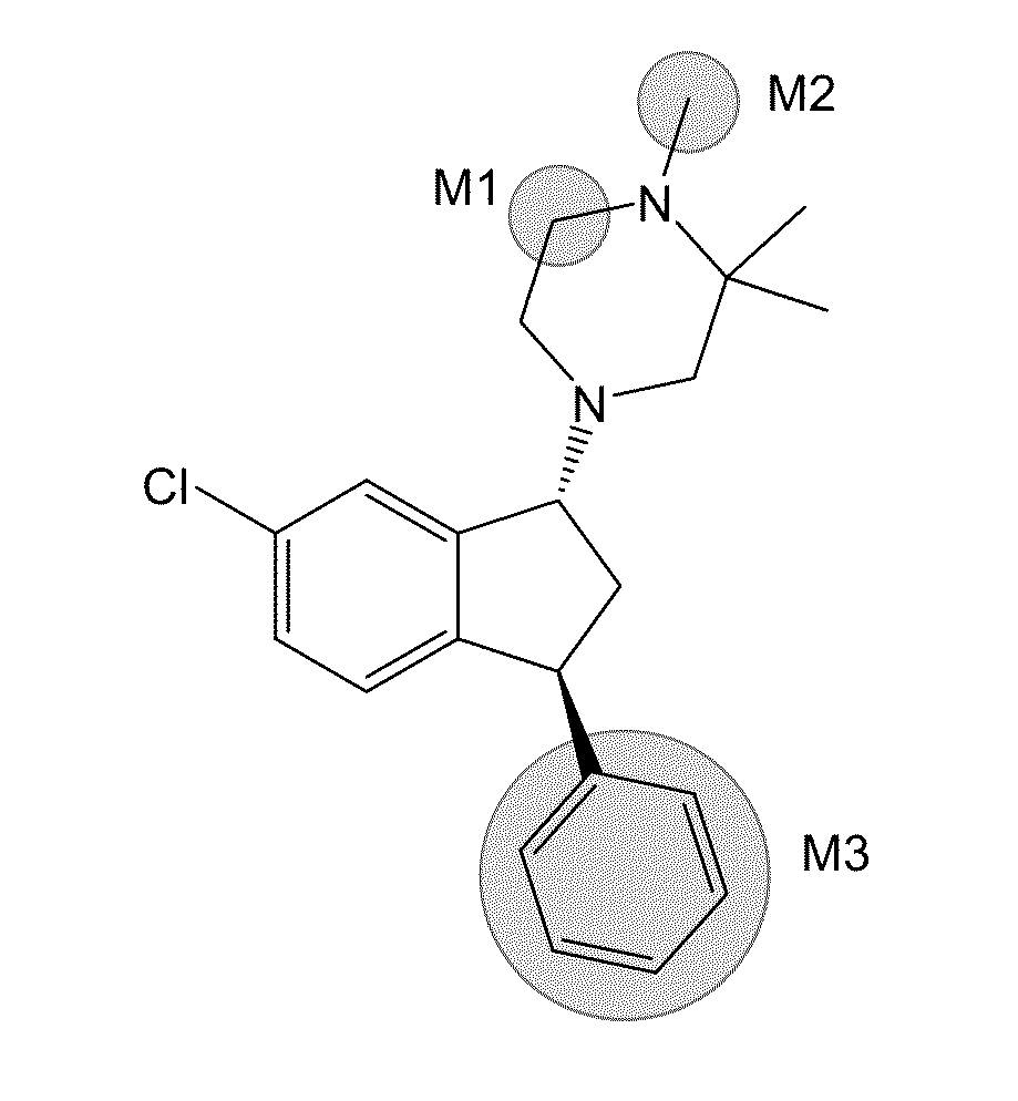 Deuterated 1-piperazino-3-phenyl indanes for treatment of schizophrenia