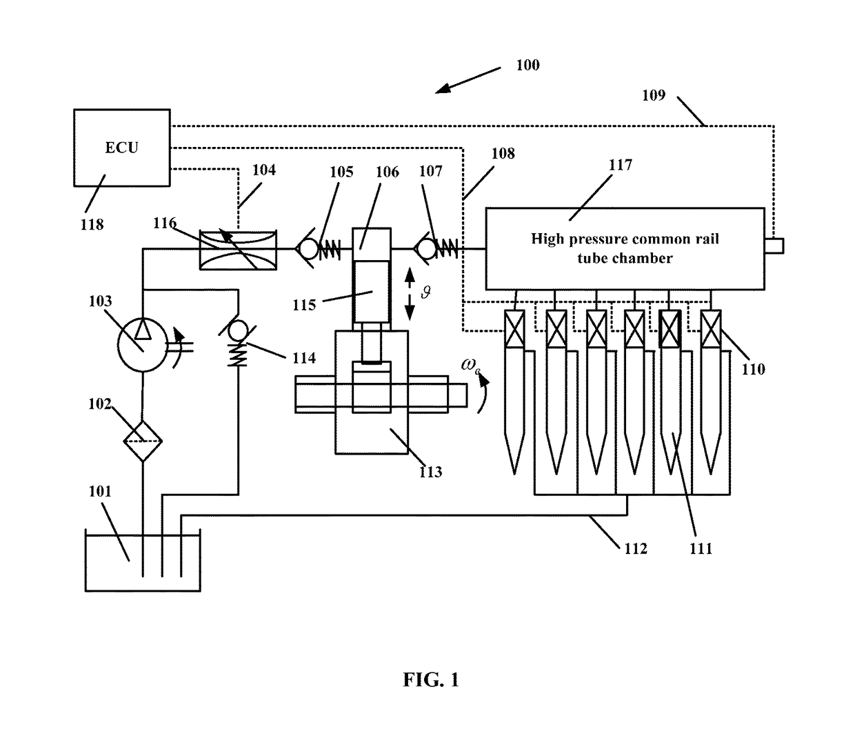 Device and method for controlling high-pressure common-rail system of diesel engine