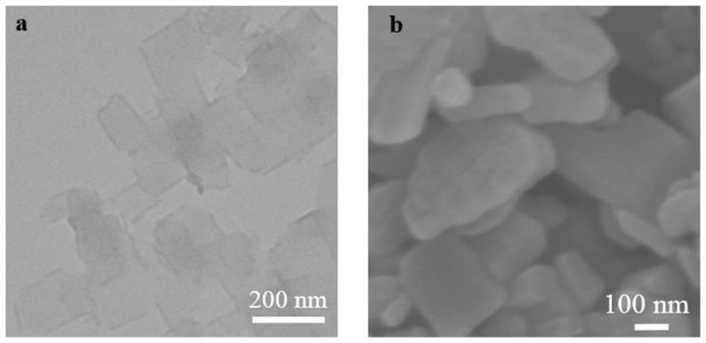 Metal-organic framework nanosheets, its preparation method and its application in efficient photocatalytic reduction of carbon dioxide