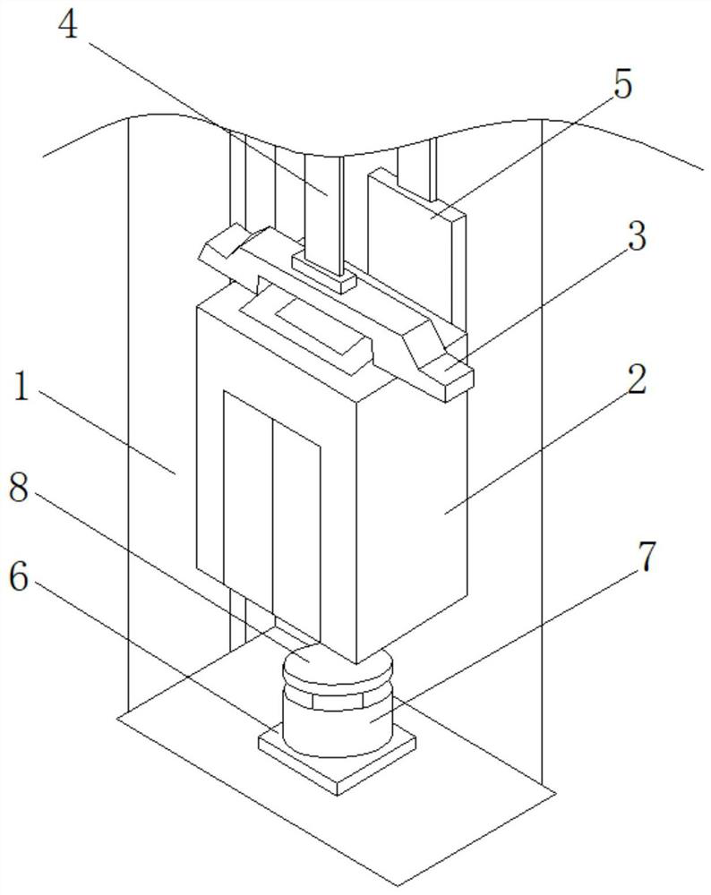 An adaptive anti-rebound emergency protection device for elevators