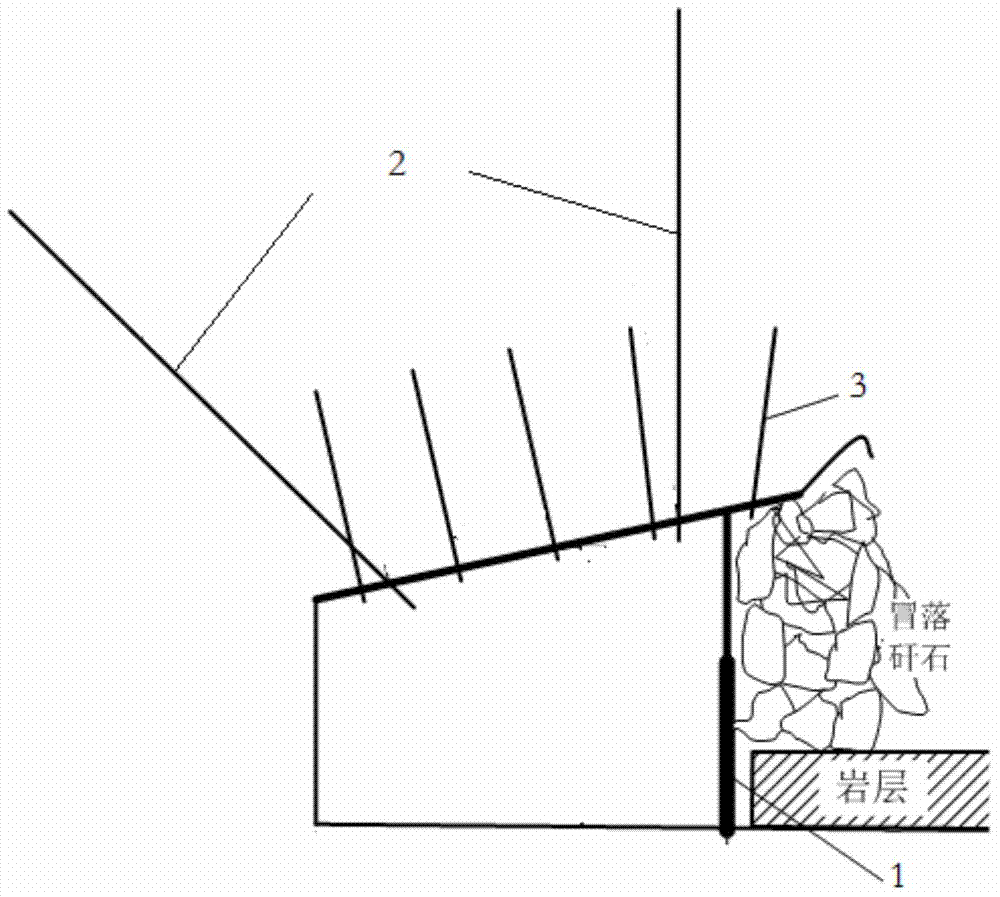 Coal mine gob-side entry retaining side supporting method