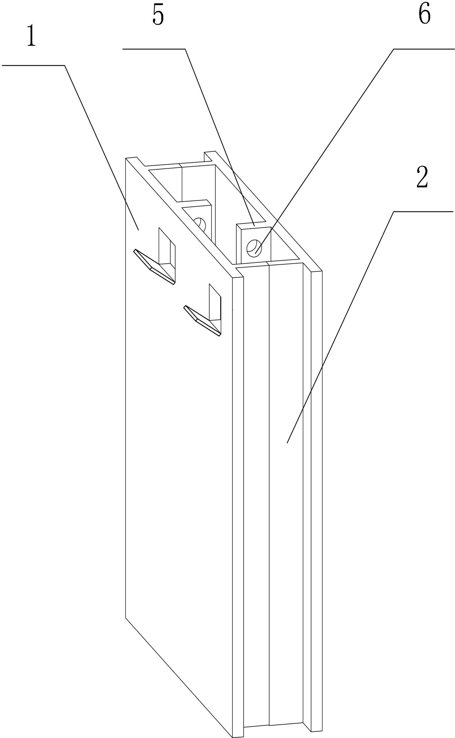 Prefabricated wall board construction member