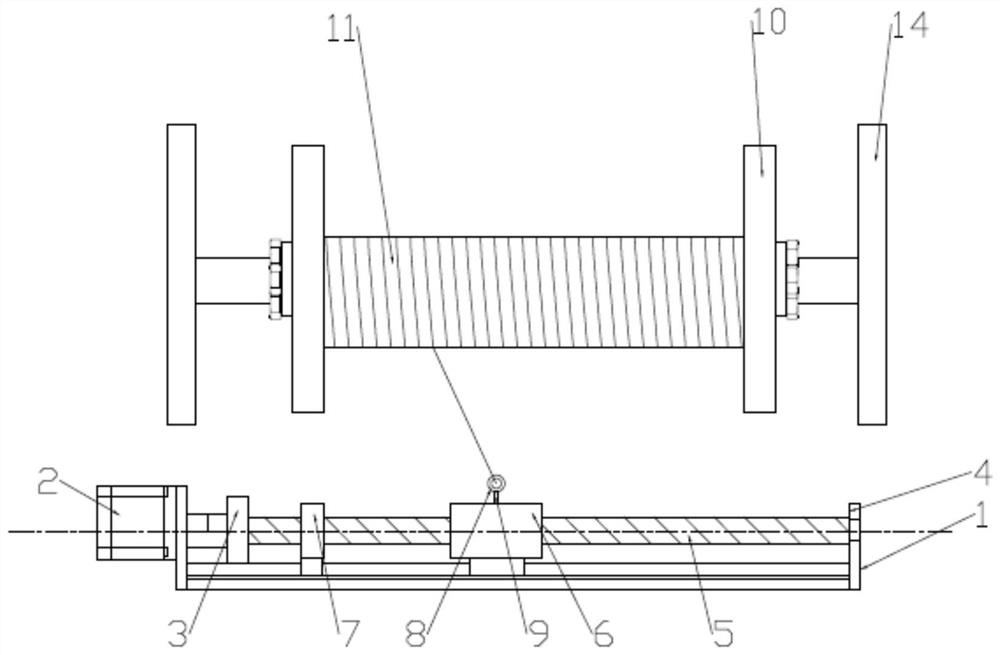 Automatic wire arranging device