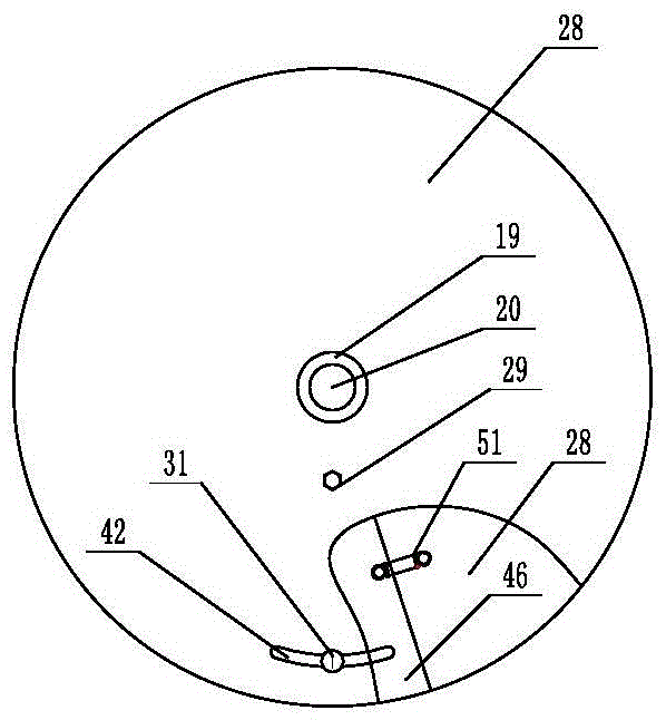 Double-wheel-disc-type potato miss-seeding reseeding seeder