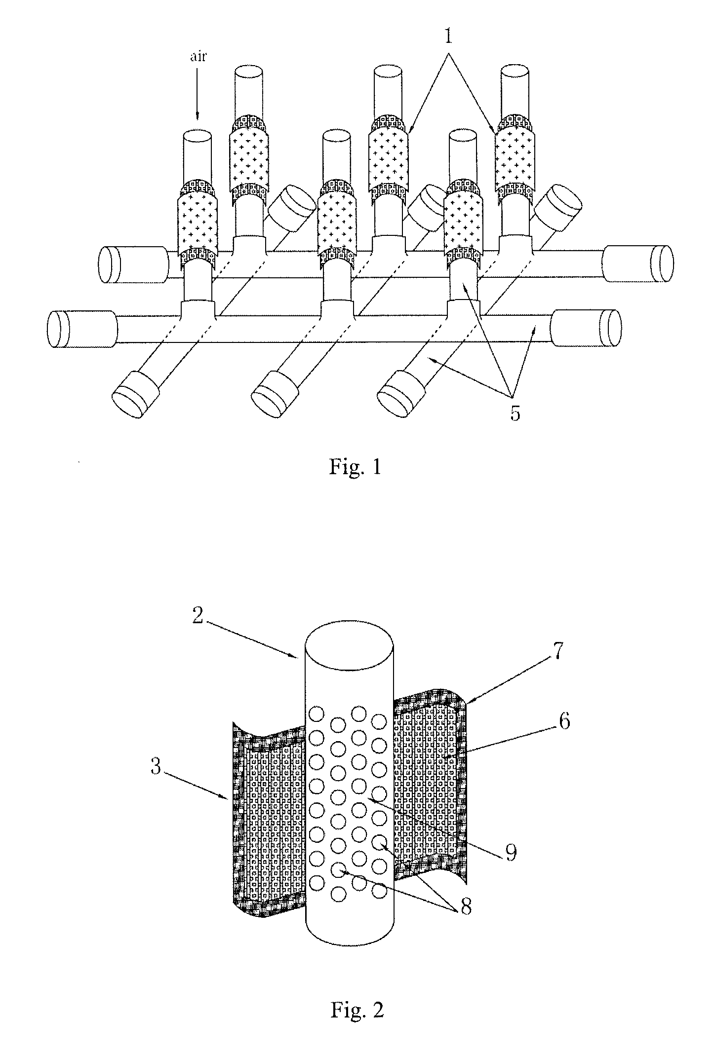 Methods and devices for in-situ treatment of sediment simultaneous with microbial electricity generation