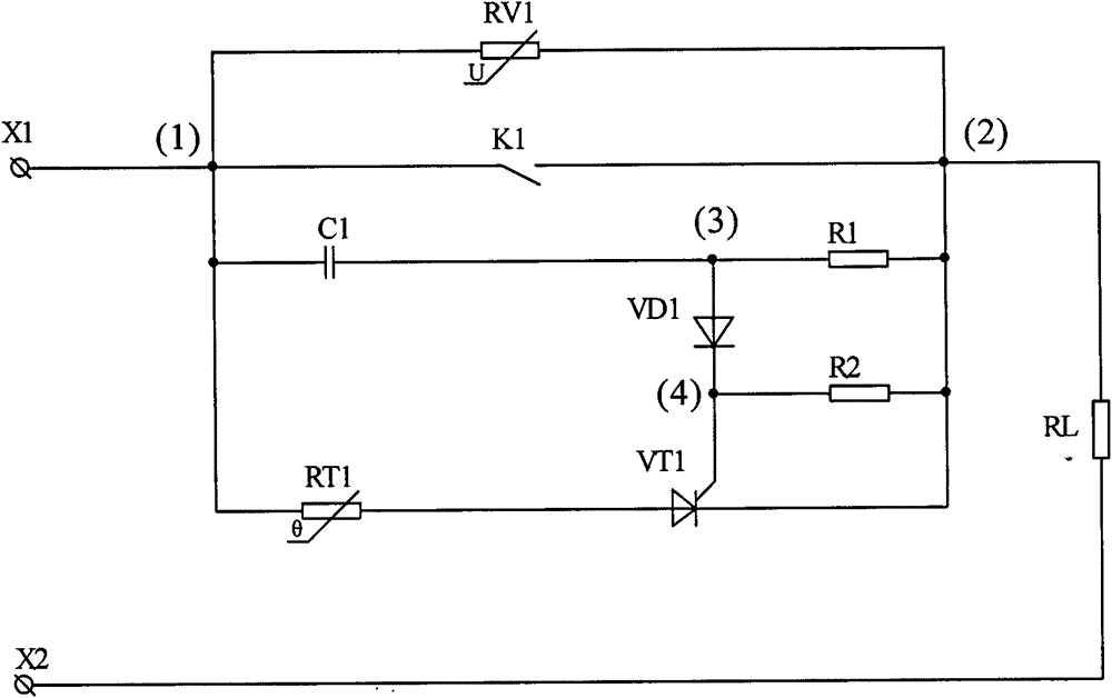 Direct-current soft switching-off module