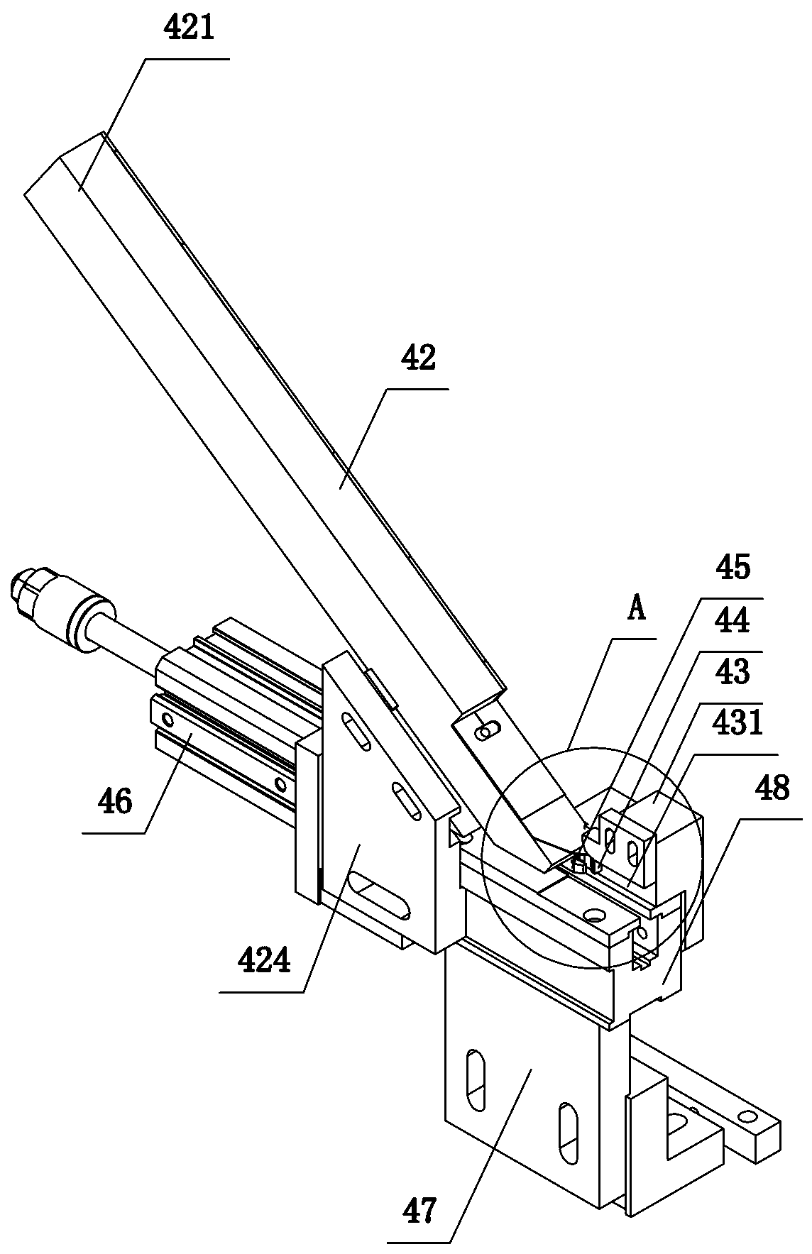 Zipper pull conveying equipment in zipper assembly machine and use method of zipper pull conveying equipment