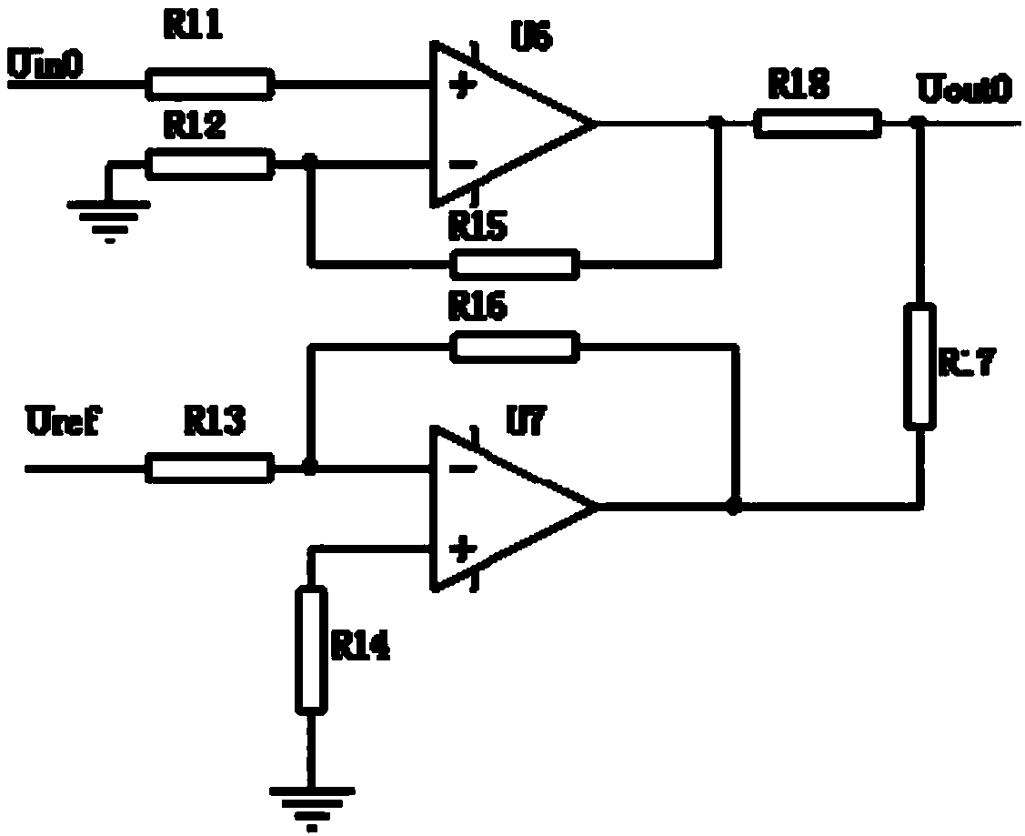 A circuit for improving the analog-to-digital conversion precision of single chip microcomputer