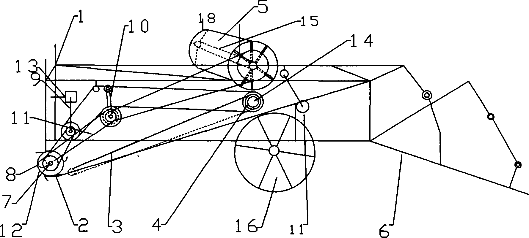 Novel peanut harvester