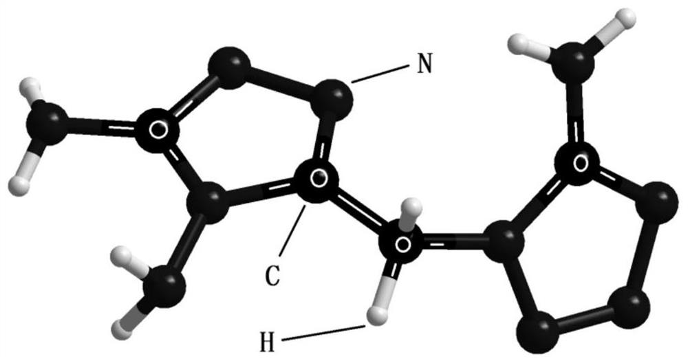 Methylene-bridged nitrogen-rich diheterocyclic compound, derivative and preparation method thereof