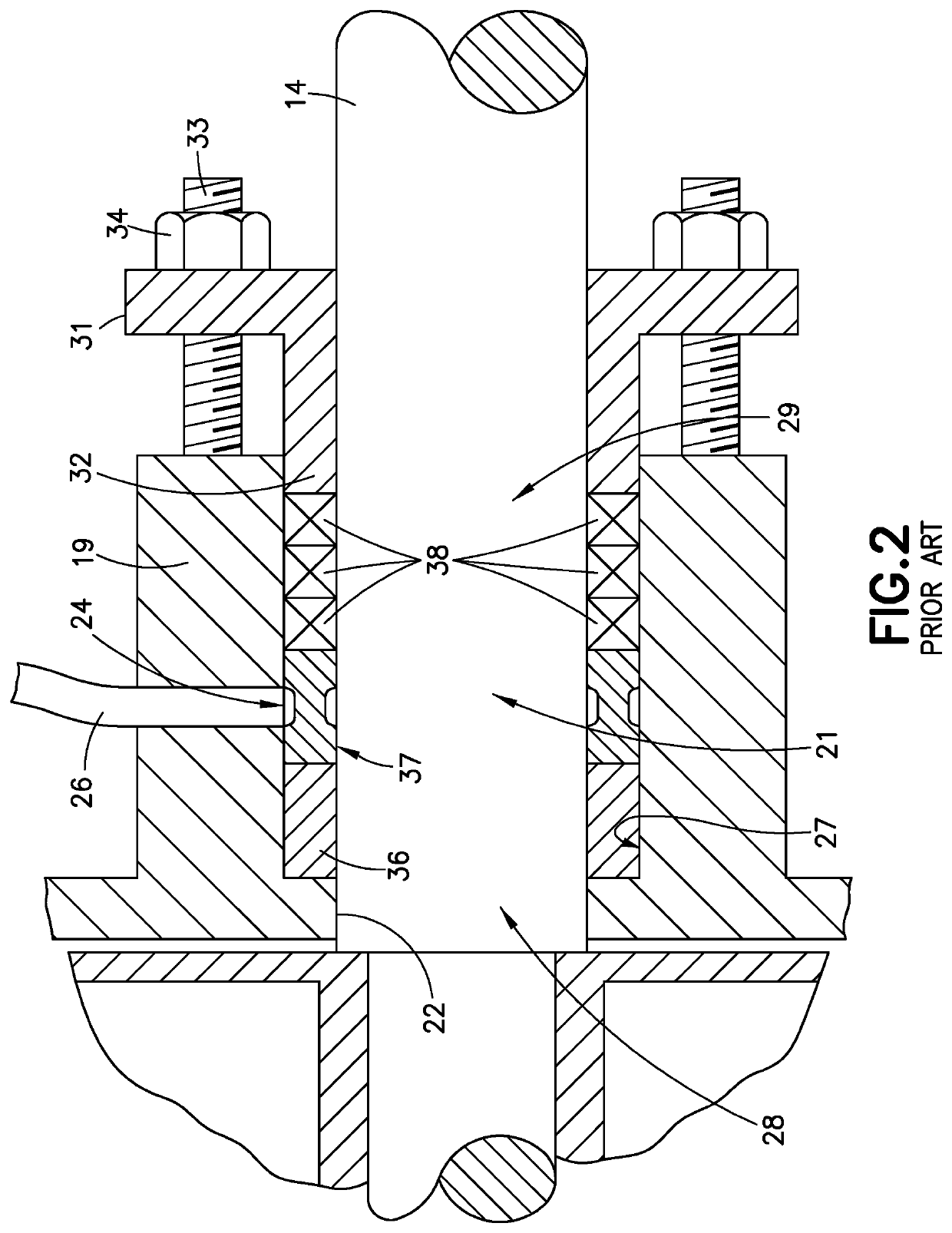 Remotely adjustable gland follower for a shaft sealing system