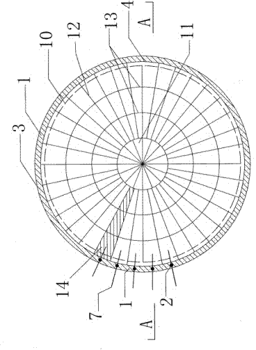 Slip form system of large-diameter cylindrical structure and construction method thereof