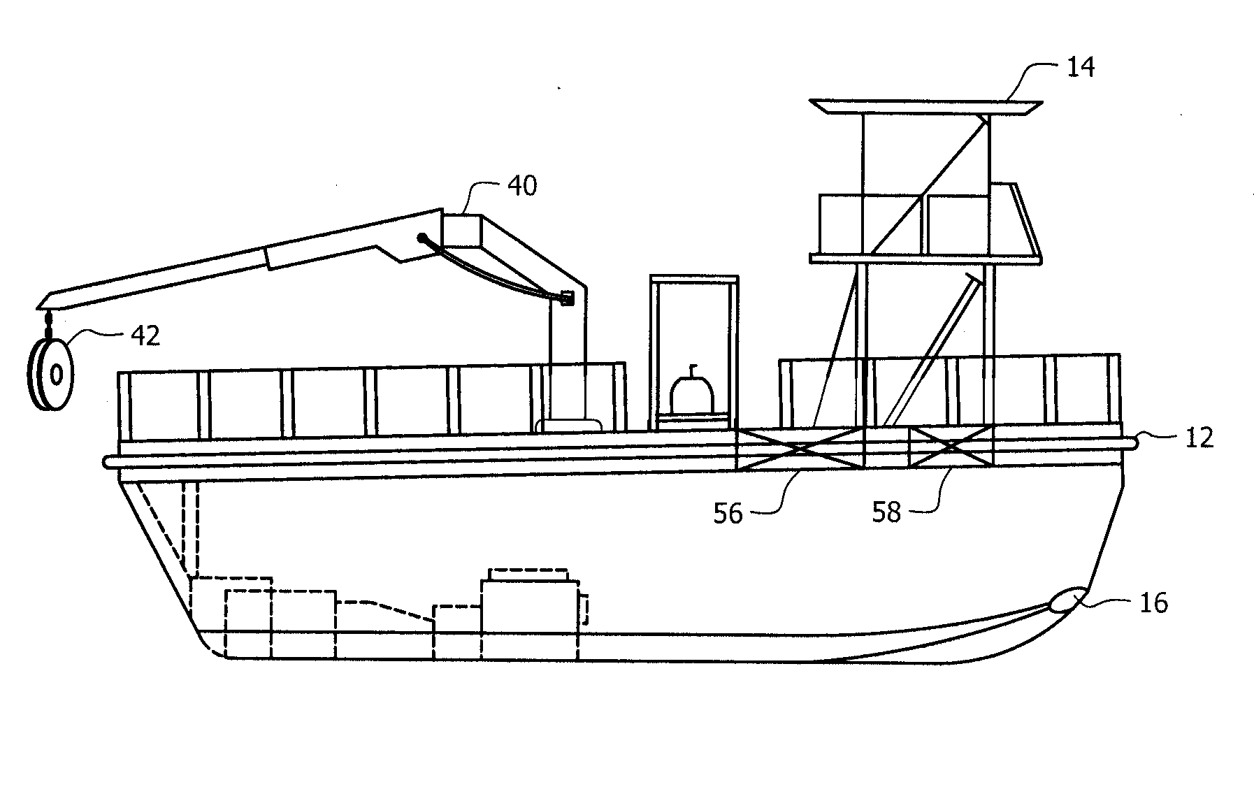 Multihull fishing vessel and method of use