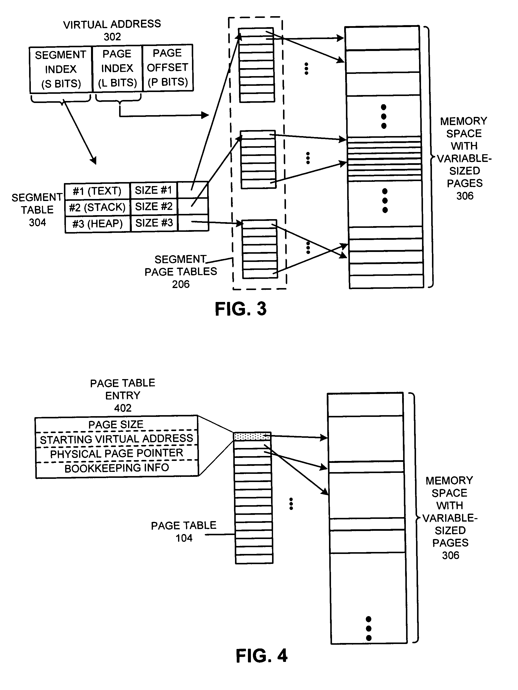 Method and apparatus for facilitating adaptive page sizes