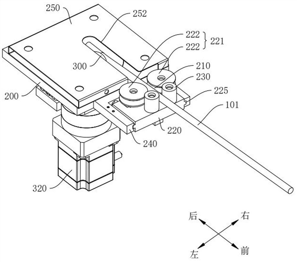 A hose wrapping machine