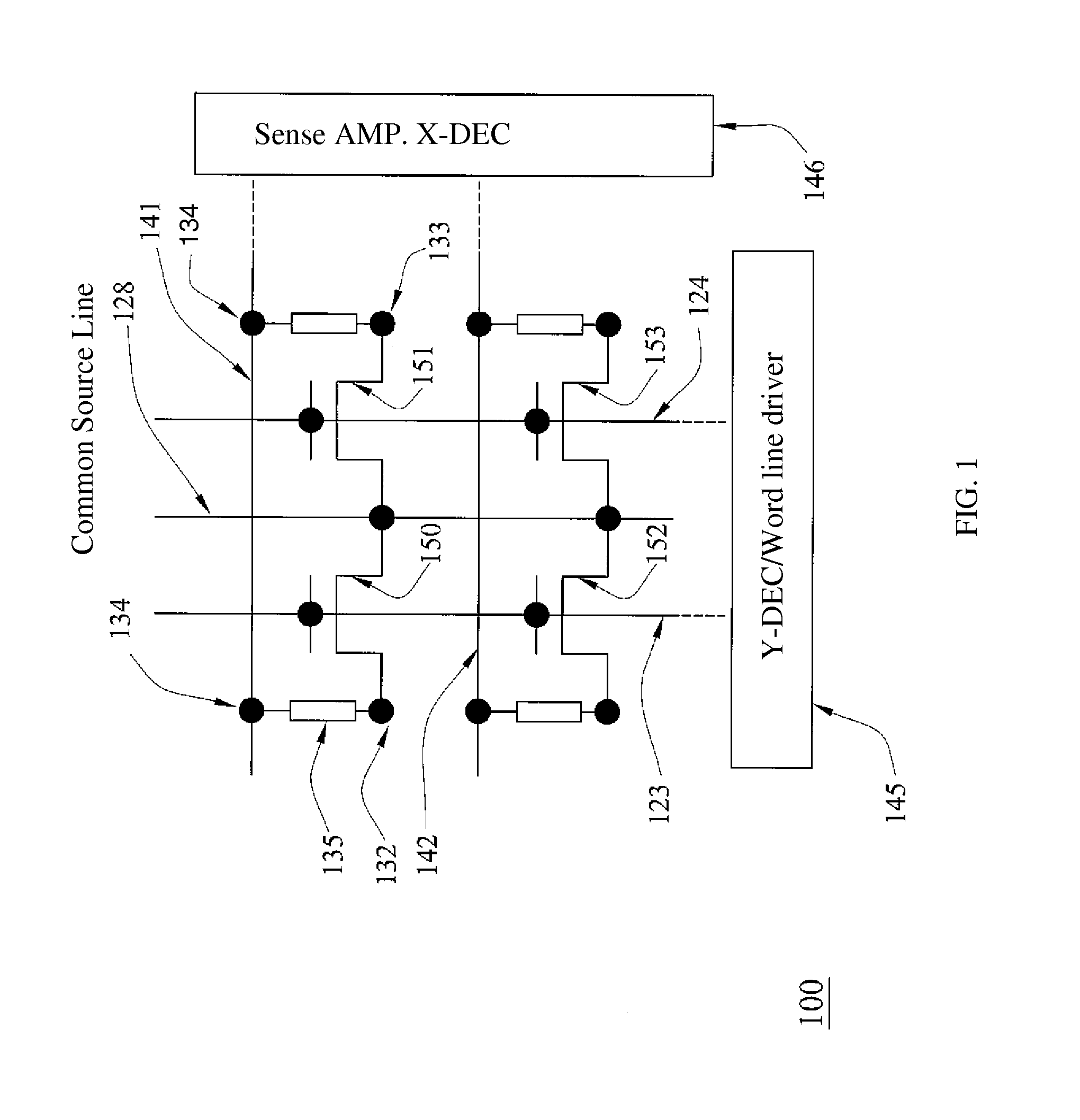 Bridge resistance random access memory device with a singular contact structure
