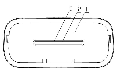 Remote controller battery bin cloth strip mounting device and mounting method thereof