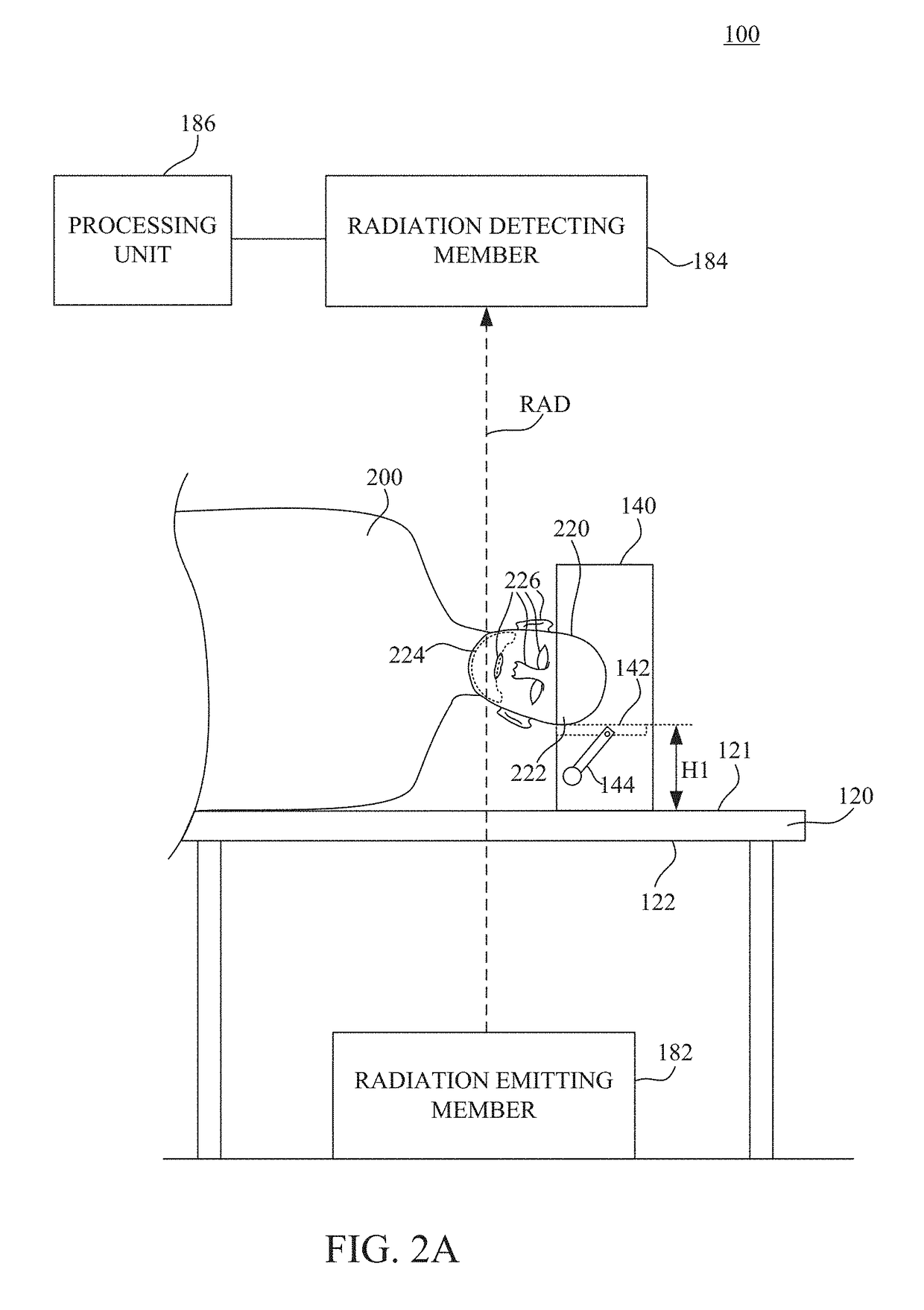 Positioning and evaluation for mandible of patient