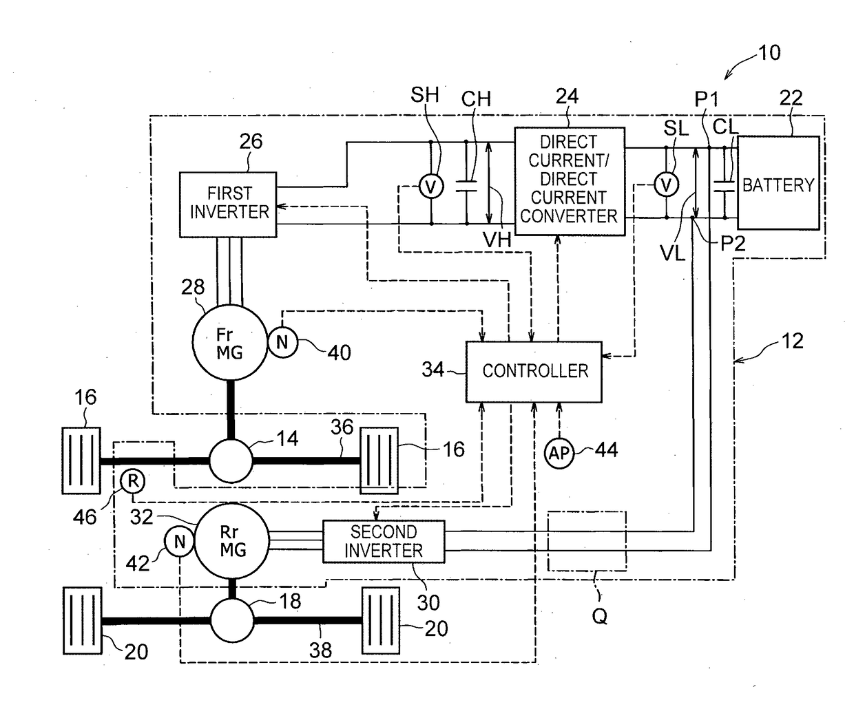 Drive control system for vehicle