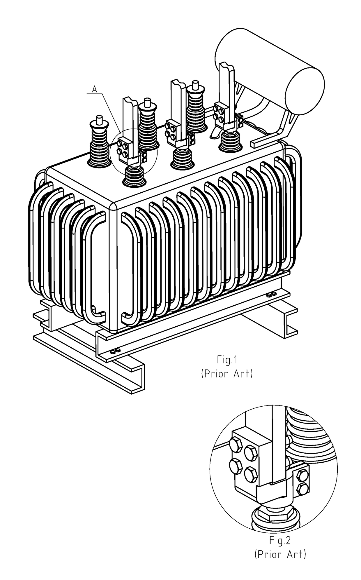 Output of low-voltage-side of transformer