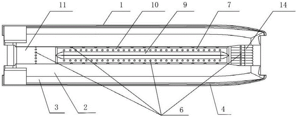 Shallow-draft high-speed catamaran supported by partial air cushion