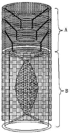 Airflow silencing and guiding device for aerodynamic device